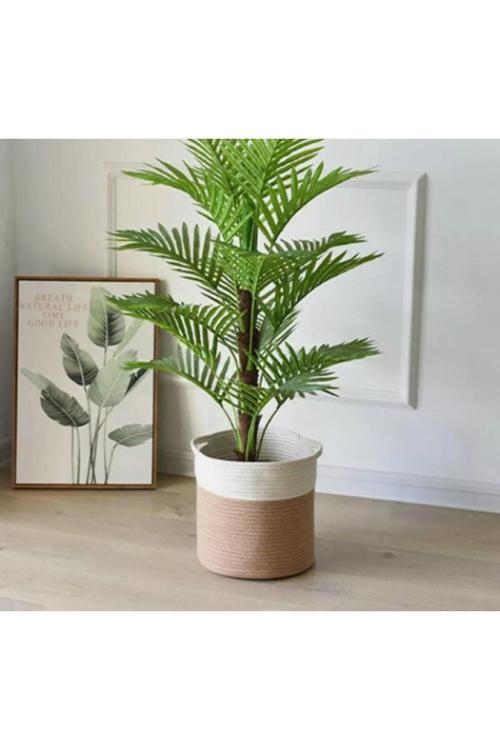 25X25 Hasır Sepet,Çok Amaçlı Sepet,Düzenleyici Sepet Saksılık Hediyelik Sepet Organizer