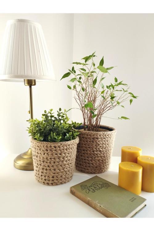 2 Adet Çiçek Dikilebilir Saksı,Saksılık