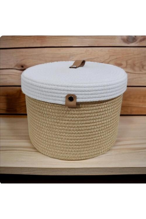 Kapaklı, Hediyelik,Çeyizlik,Çok Amaçlı 30X20 Sepet Organizer Düzenleyici Kutu