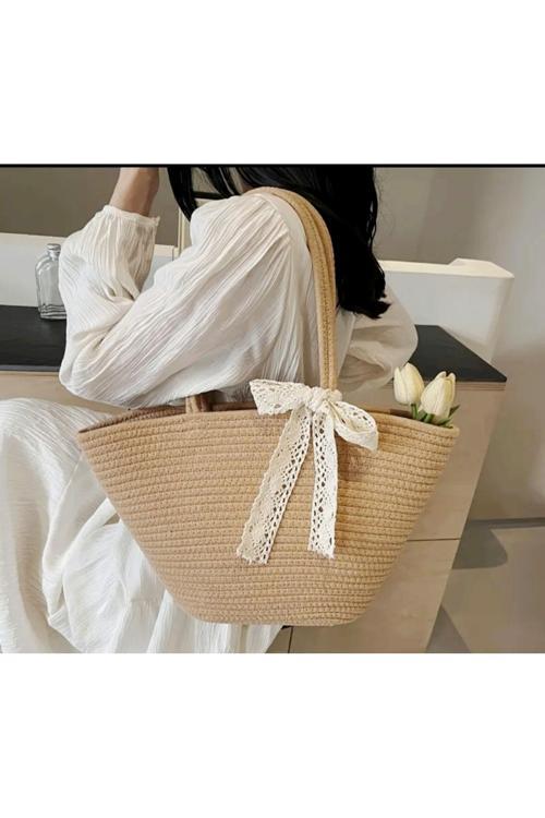 Tüm Sezonlar Bohem Günlük Tatil Plaj Kol Omuz Çanta