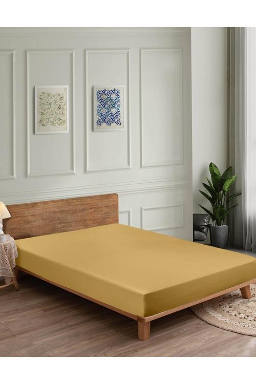 %100 Pamuk Penye Lastikli Çarşaf | Tek Ve Çift Kişilik | Yumuşak, Nefes Alan Kumaş – Renk Seçenekli