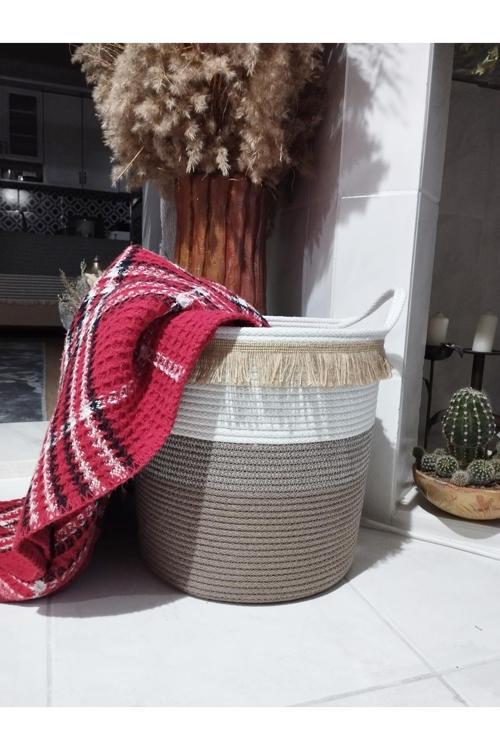 30X30 Saklama,Depolama,Düzenleyici Sepet Saksılık Hediyelik Sepet Organizer