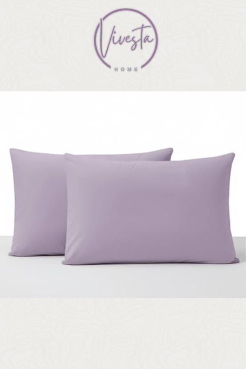2’Li Lila Yastık Kılıfı Seti 50X70 Cm – Yumuşak Dokulu, Şık Ve Dayanıklı Kumaş