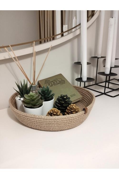 30X5 Düzenleyici Hasır Sepet Organizer