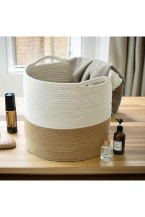 30X30 Çok Amaçlı Sepet Saksılık Düzenleyici Sepet Saksılık Çamaşır Sepeti Hediyelik Sepet