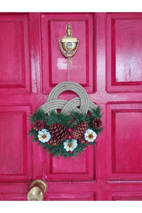 Özel Tasarım Yılbaşı Konsept Hediyelik Kapı Duvar Süsü