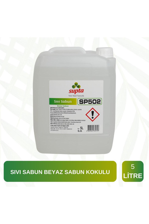 Sıvı Sabun Beyaz Sabun Kokulu 5 Lt