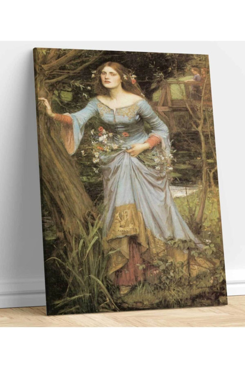 John William Waterhouse Ophelia Kanvas Tablo
