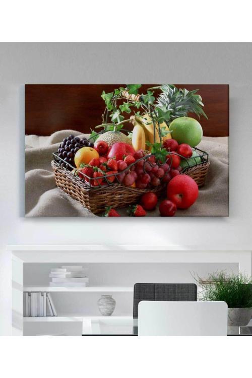 Meyve Sepeti Kanvas Tablo