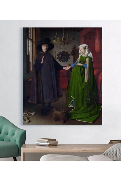 Van Eyck Arnolfini Düğün Kanvas Tablo