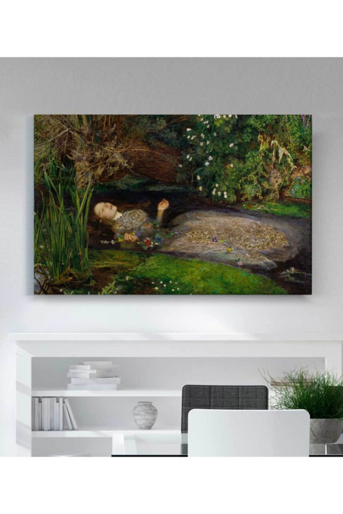 John Everett Millais-ophelia Kanvas Tablo