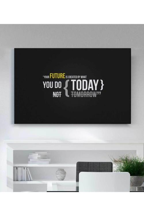 Motivasyon Kanvas Tablo