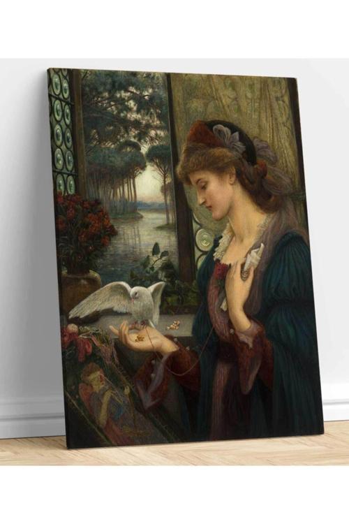 Marie Spartali Stillman- Aşk Messenger Kanvas Tablo