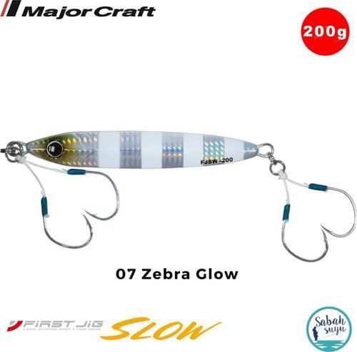 First Jig Slow FJSW-200gr#07 Zebra Glow