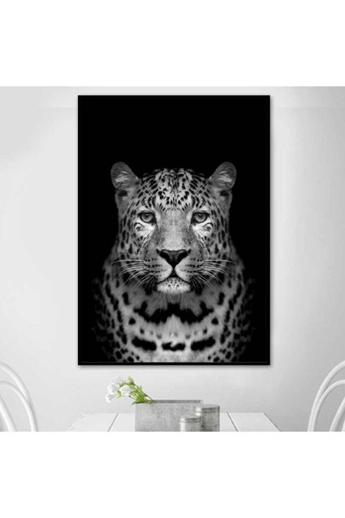 Aslan Leopar Kanvas Tablo