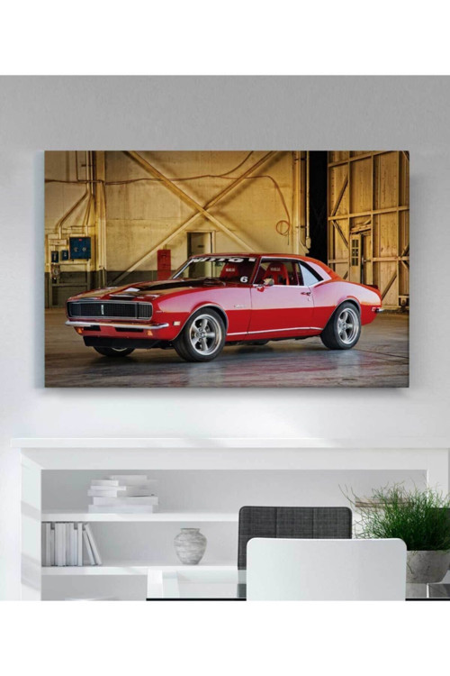 Chevrolet Camaro Araba Kanvas Tablo