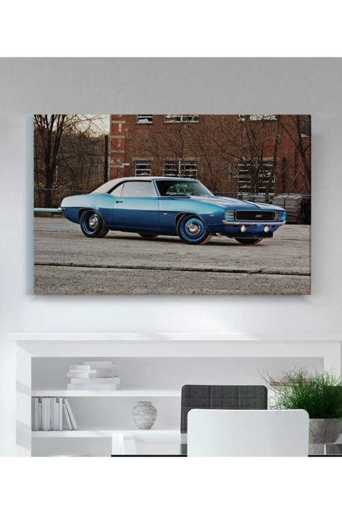 Chevrolet Camaro Araba Kanvas Tablo