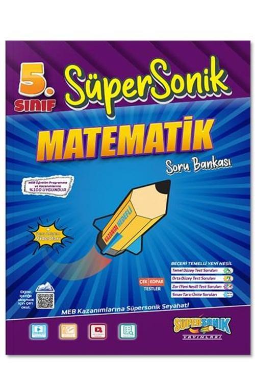 5. Sınıf Süpersonik Matematik Soru Bankası - Süpersonik Yayınları