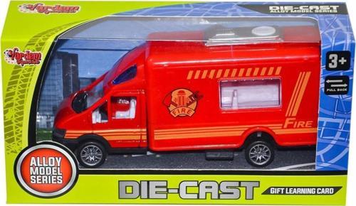 Oyuncak XFD889-289 Kutulu Çek Bırak Die-Cast Kurtarma Aracı- İTFAİYE ARABASI