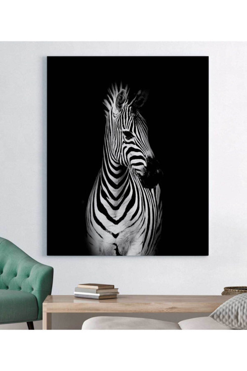 Zebra Dekoratif Kanvas Tablo