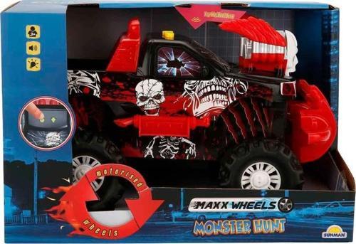 Maxx Wheels Monster Hunt Sesli ve Işıklı Motorize Araba 30 cm.