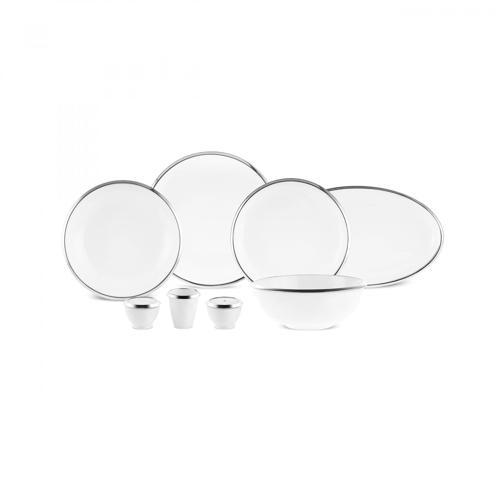 Stream Bone Ekinoks 53 Parça 12 Kişilik Yemek Takımı Platin