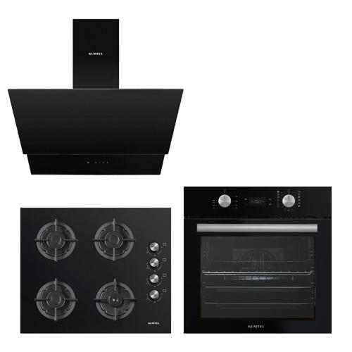 Digital Plus 15 Programlı Ankastre Set - Siyah