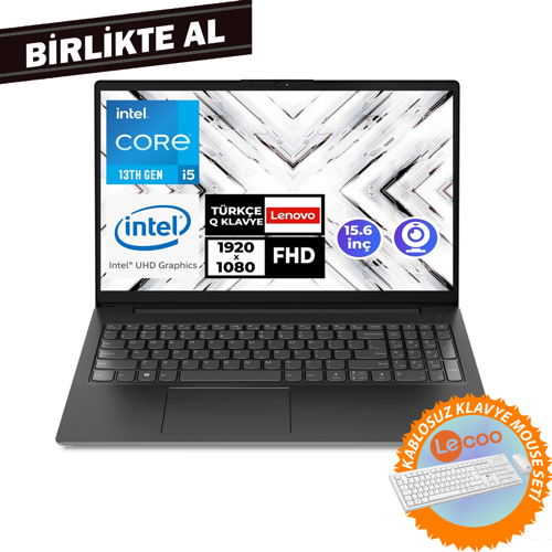 V15 G4 IRU i5-13420H 8GB 512GB SSD 15.6" FHD Freedos Notebook+Klavye-Mouse Set 83A100VCTR 015