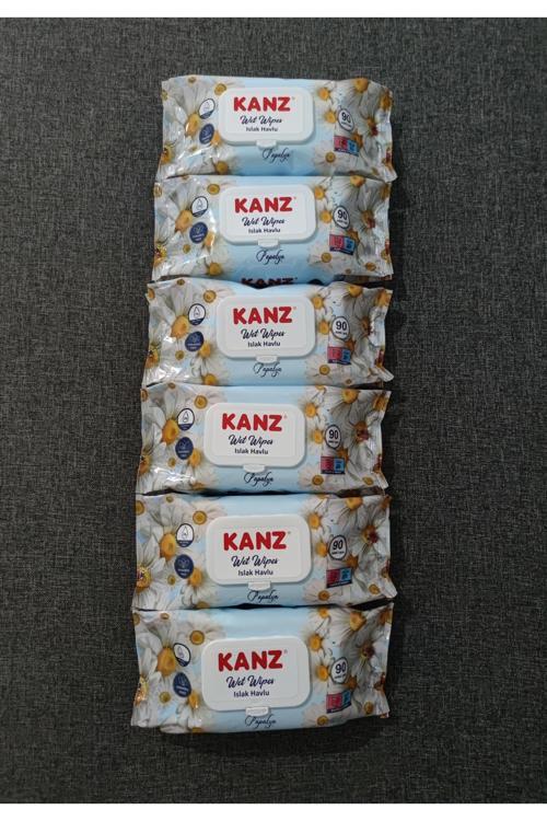 Islak Mendil Islak Havlu Papatya Kokulu 90 Yaprak X 6 Paket