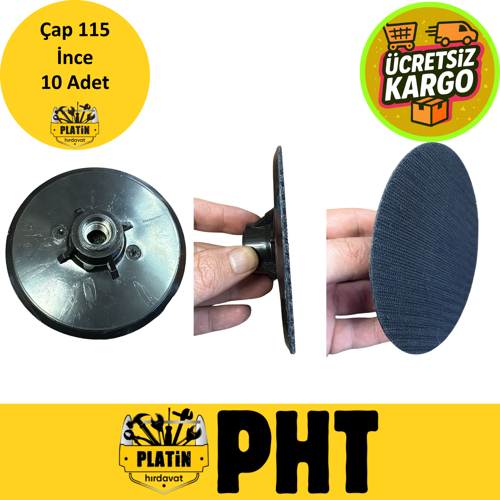 115mm Cırt Zımpara Altlığı İnce ( 10 Adet ) plt28001155