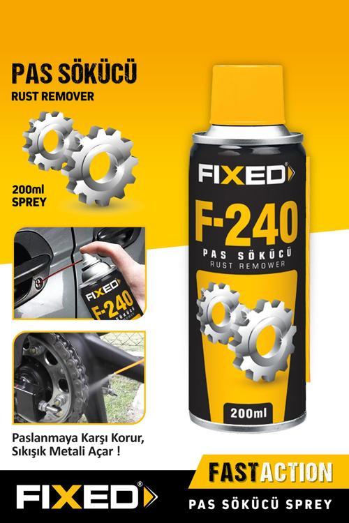 Fixed F-240 Pas Sökücü, Yağlayıcı ve Koruyucu Bakım Spreyi 200 ml