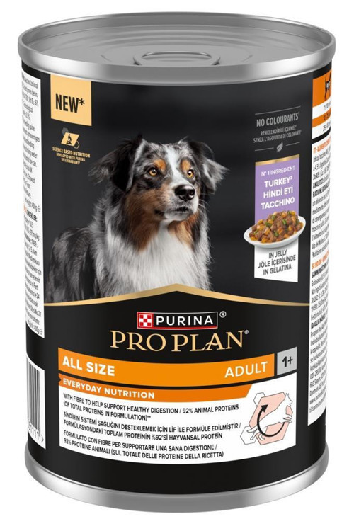 Hindi Etli Yetişkin Köpek Konservesi 400 Gr