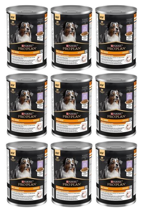 Hindi Etli Yetişkin Köpek Konservesi 400 Gr*9 Adet