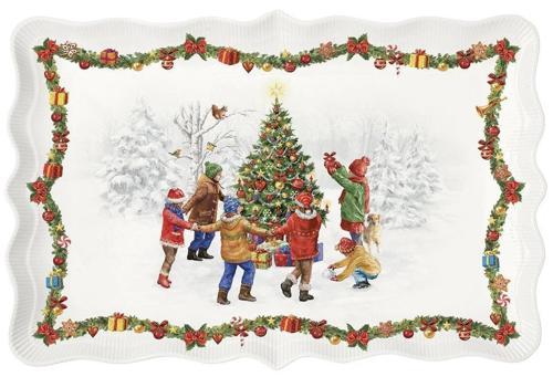 Porselen Tabak 35 x 23,5 cm