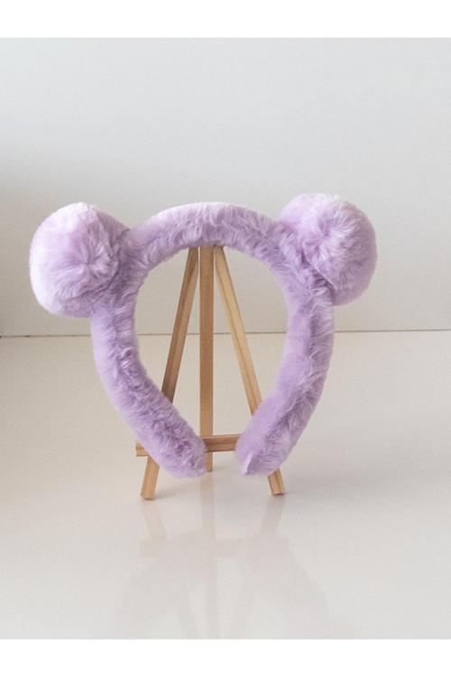 Ponponlu Peluş Taç