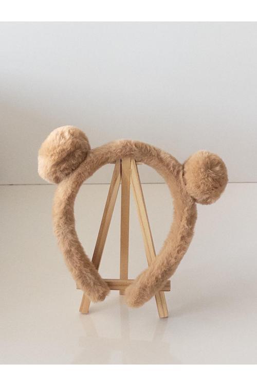 Ponponlu Peluş Taç