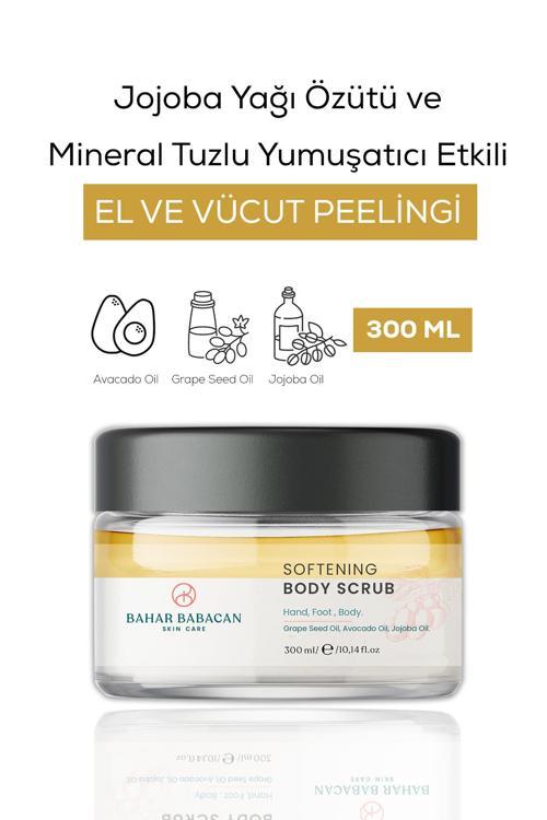 Jojoba Yağı Özütü Ve Mineral Tuzlu Yumuşatıcı Etkili El Ayak Vücut Peelingi 300ml