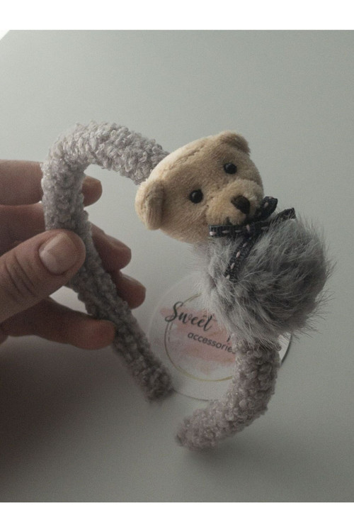 Ayıcıklı Peluş Taç