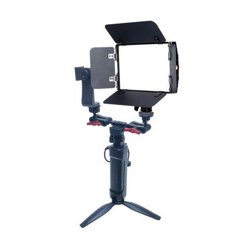 CF-150C RGB Telefon Vlog Seti + El Tipi Powerbank Tripod Batarya