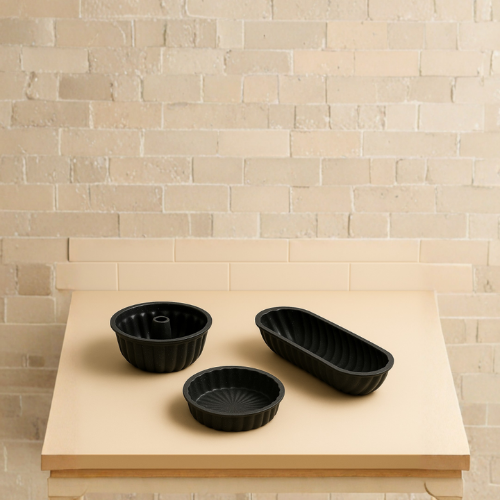 Safir Üçlü Kek Kalıbı