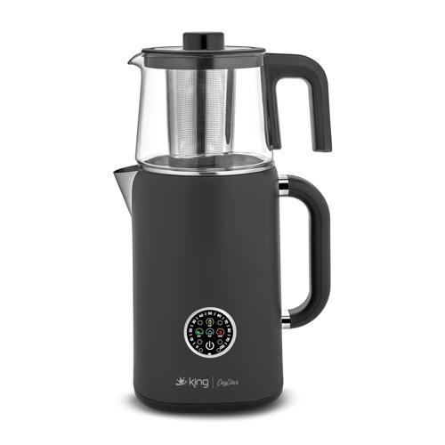 KING KCM387 ÇAYSTAR DİJİTAL ÇAY MAKİNESİ SİYAH