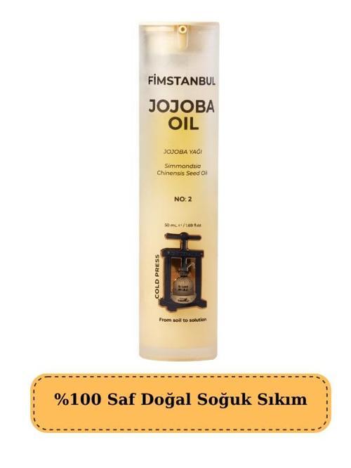 Jojoba Yağı %100 Saf Doğal Soğuk Sıkım 50 ml – No:2 Jojoba Oil Sebum Dengeleyici
