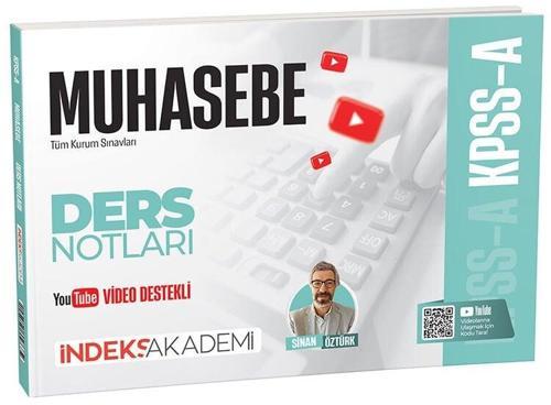 İndeks Akademi 2026 KPSS A Grubu Muhasebe Video Ders Notları - Sinan Öztürk İndeks Akademi Yayıncılık
