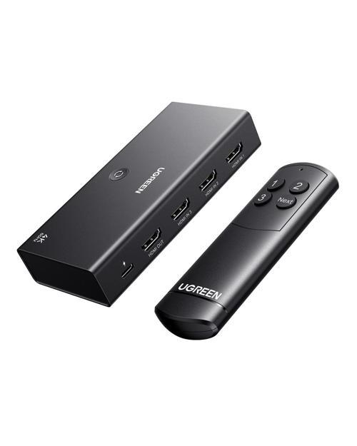 3-in-1 4K@60Hz HDMI Uzaktan Kumandalı Switch, 55857