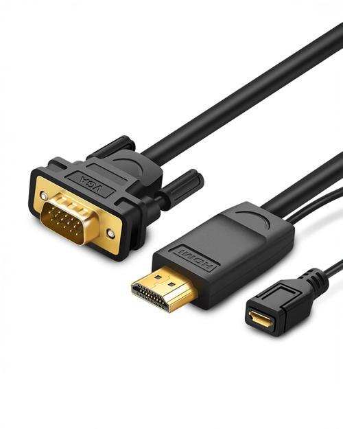 HDMI to VGA Dönüştürücü Kablo 1.5m, 30449