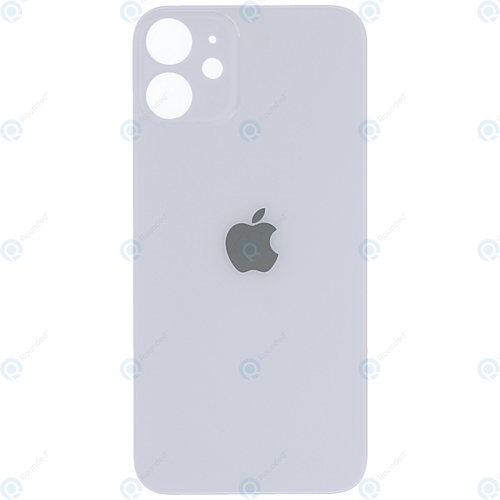 iPhone 12 Mini Uyumlu Logolu Arka Pil Batarya Kapağı - LENS HARİÇ