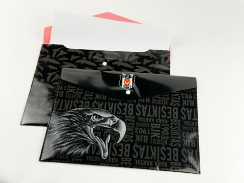 Bak Gel Al Beşiktaş Lisanslı Çıt Çıt Dosya A4 – Kartal Logolu Evrak ve Belge Düzenleyici Klasör, A4 Kartal Amblemli Evrak Düzenleyici