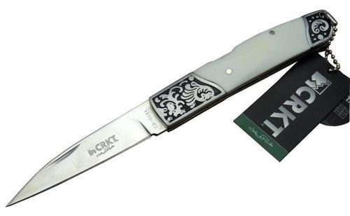 CR 0144 WY Kamp Çakı 20 cm - Sedef Saplı, Kılıflı, Kutulu