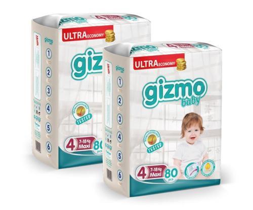 Bebek Bezi Ultra Eco Paket 4 Numara Maxi 160 Adet