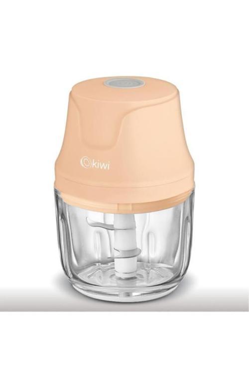 3 Bıçaklı Şarjlı Cam Gıda Doğrayıcı Kc-8204 Somon